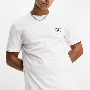 F Farah Trafford‎ back logo T-shirt in white XXL NWT IN PACKAGING